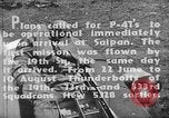 Image of US Army Air Forces 318th Fighter Group P-47 aircraft  Aslito Airfield Saipan Mariana Islands, 1944, second 25 stock footage video 65675047544