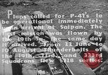 Image of US Army Air Forces 318th Fighter Group P-47 aircraft  Aslito Airfield Saipan Mariana Islands, 1944, second 27 stock footage video 65675047544