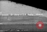 Standbild Schlacht von Tinian Island in Zweiten Weltkrieg Insel Tinian Marianen, 1944, aus Sekunde 1 historischem Filmmaterial Videoclip 65675047549