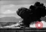 Image of U.S. P-47s striking Japanese positions on Tinian Tinian Island Mariana Islands, 1944, second 12 stock footage video 65675047550