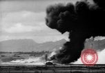 Image of U.S. P-47s striking Japanese positions on Tinian Tinian Island Mariana Islands, 1944, second 13 stock footage video 65675047550