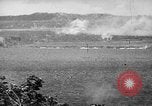 Image of U.S. P-47s striking Japanese positions on Tinian Tinian Island Mariana Islands, 1944, second 62 stock footage video 65675047550