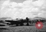 Standbild P-47s 19 USAAF Fighter Squadron in Saipan Saipan Marianen, 1944, aus Sekunde 4 historischem Filmmaterial Videoclip 65675047553