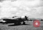 Standbild P-47s 19 USAAF Fighter Squadron in Saipan Saipan Marianen, 1944, aus Sekunde 7 historischem Filmmaterial Videoclip 65675047553