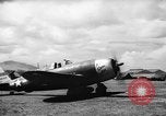 Standbild P-47s 19 USAAF Fighter Squadron in Saipan Saipan Marianen, 1944, aus Sekunde 9 historischem Filmmaterial Videoclip 65675047553