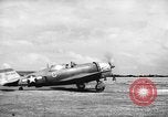 Standbild P-47s 19 USAAF Fighter Squadron in Saipan Saipan Marianen, 1944, aus Sekunde 19 historischem Filmmaterial Videoclip 65675047553