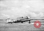 Standbild P-47s 19 USAAF Fighter Squadron in Saipan Saipan Marianen, 1944, aus Sekunde 22 historischem Filmmaterial Videoclip 65675047553