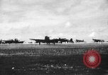 Standbild P-47s 19 USAAF Fighter Squadron in Saipan Saipan Marianen, 1944, aus Sekunde 28 historischem Filmmaterial Videoclip 65675047553