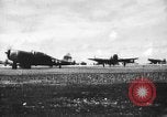 Standbild P-47s 19 USAAF Fighter Squadron in Saipan Saipan Marianen, 1944, aus Sekunde 34 historischem Filmmaterial Videoclip 65675047553