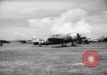 Standbild P-47s 19 USAAF Fighter Squadron in Saipan Saipan Marianen, 1944, aus Sekunde 37 historischem Filmmaterial Videoclip 65675047553