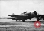 Standbild P-47s 19 USAAF Fighter Squadron in Saipan Saipan Marianen, 1944, aus Sekunde 52 historischem Filmmaterial Videoclip 65675047553