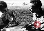 Standbild Piloten von 318 Fighter Group debrieft nach Mission Saipan Marianen, 1944, aus Sekunde 43 historischem Filmmaterial Videoclip 65675047554