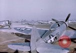Image of P-47 Thunderbolt fighter planes Germany, 1945, second 26 stock footage video 65675047564