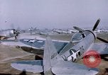 Image of P-47 Thunderbolt fighter planes Germany, 1945, second 35 stock footage video 65675047564