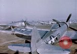 Image of P-47 Thunderbolt fighter planes Germany, 1945, second 36 stock footage video 65675047564