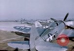Image of P-47 Thunderbolt fighter planes Germany, 1945, second 54 stock footage video 65675047564