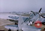 Image of P-47 Thunderbolt fighter planes Germany, 1945, second 55 stock footage video 65675047564