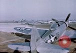 Image of P-47 Thunderbolt fighter planes Germany, 1945, second 56 stock footage video 65675047564
