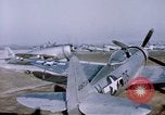 Image of P-47 Thunderbolt fighter planes Germany, 1945, second 58 stock footage video 65675047564