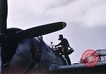 Standbild P-47 Thunderbolt Kampfflugzeugen Deutschland, 1945, aus Sekunde 9 historischem Filmmaterial Videoclip 65675047567