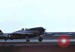 Immagine di Le scintille volano come P-47 terre con pneumatico destro mancante Belgio, 1945, secondo 49 filmato di repertorio 65675047577