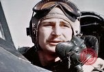 Image of P-47 Thunderbolt fighter pilot Munich Germany, 1945, second 25 stock footage video 65675047582