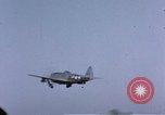 Image of P-47 Thunderbolt fighter planes of 386th Fighter Squadron Germany, 1945, second 10 stock footage video 65675047610