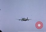 Image of P-47 Thunderbolt fighter planes of 386th Fighter Squadron Germany, 1945, second 19 stock footage video 65675047610