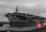 Image of USS Block Island Belfast Ireland, 1945, second 31 stock footage video 65675047621