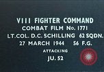 Image of German plane European Theater, 1944, second 1 stock footage video 65675047625