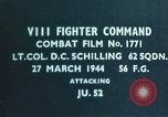 Image of German plane European Theater, 1944, second 3 stock footage video 65675047625
