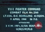 Image of German FW-190 planes European Theater, 1944, second 1 stock footage video 65675047626