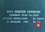 Standbild strafing Lieferung Zug europäische Theater, 1944, aus Sekunde 3 historischem Filmmaterial Videoclip 65675047630