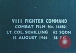 Standbild strafing Pass europäische Theater, 1944, aus Sekunde 4 historischem Filmmaterial Videoclip 65675047632