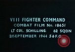 Image of enemy fighter plane European Theater, 1944, second 1 stock footage video 65675047635