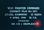 Image of German Heinkel He 115 torpedo bomber European Theater, 1944, second 3 stock footage video 65675047637