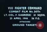 Image of Lieutenant Colonel F Gabreski European Theater, 1944, second 3 stock footage video 65675047638