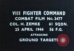 Image of strafing air strip European Theater, 1944, second 4 stock footage video 65675047639