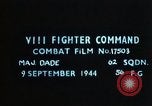 Image of strafing ground targets European Theater, 1944, second 1 stock footage video 65675047640