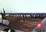 Image of P-47 Thunderbolt fighter planes of 36th Fighter Group Belgium, 1945, second 4 stock footage video 65675047641