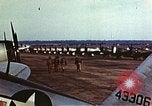 Image of P-47 Thunderbolt fighter planes of 36th Fighter Group Belgium, 1945, second 5 stock footage video 65675047641