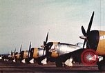 Image of P-47 Thunderbolt fighter planes of 36th Fighter Group Belgium, 1945, second 39 stock footage video 65675047641