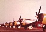 Image of P-47 Thunderbolt fighter planes of 36th Fighter Group Belgium, 1945, second 41 stock footage video 65675047641