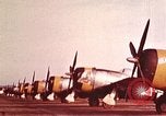 Image of P-47 Thunderbolt fighter planes of 36th Fighter Group Belgium, 1945, second 42 stock footage video 65675047641