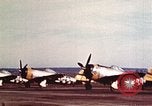 Image of P-47 Thunderbolt fighter planes of 36th Fighter Group Belgium, 1945, second 43 stock footage video 65675047641