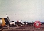 Image of P-47 Thunderbolt fighter planes of 36th Fighter Group Belgium, 1945, second 54 stock footage video 65675047641