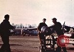 Image of P-47 Thunderbolt fighter planes Belgium, 1945, second 28 stock footage video 65675047642