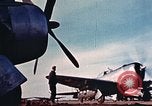 Image of P-47 Thunderbolt fighter planes Belgium, 1945, second 27 stock footage video 65675047643