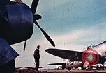 Image of P-47 Thunderbolt fighter planes Belgium, 1945, second 28 stock footage video 65675047643