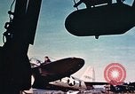 Image of P-47 Thunderbolt fighter planes Belgium, 1945, second 46 stock footage video 65675047643